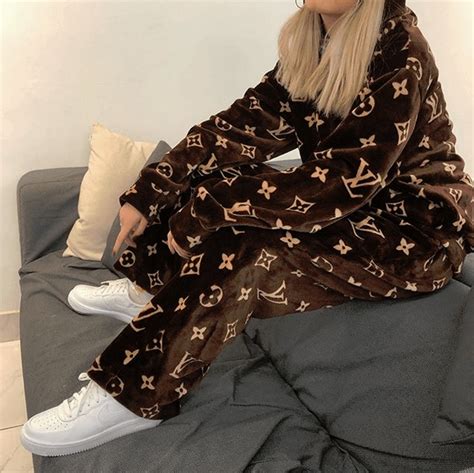 lv pyjama set|louis vuitton pajama.